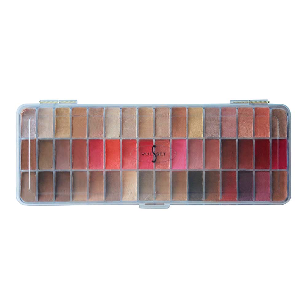 Vueset Rio | Empty Lipstick Palette Case | 48 Sections | Depotting