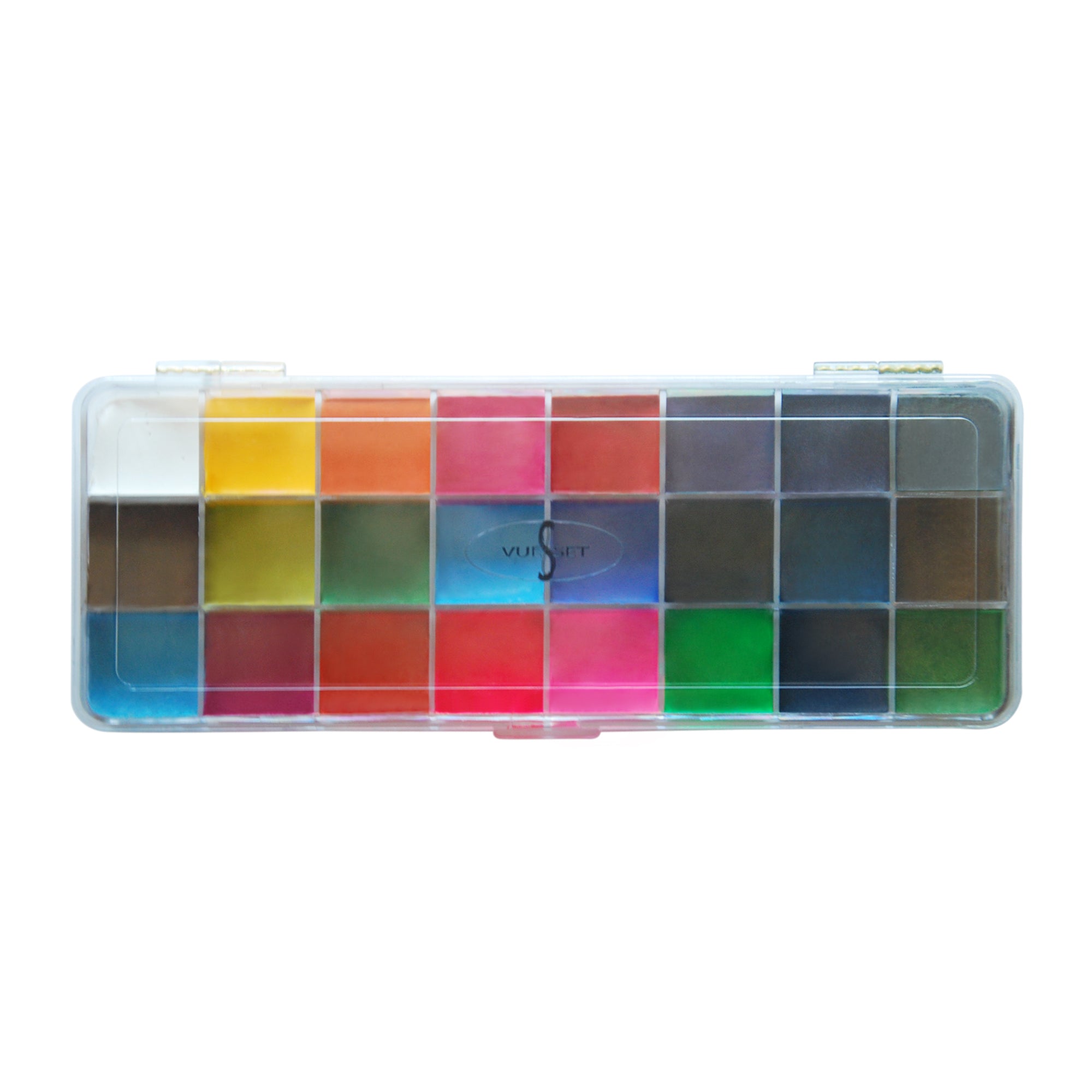 Empty makeup palette transparent