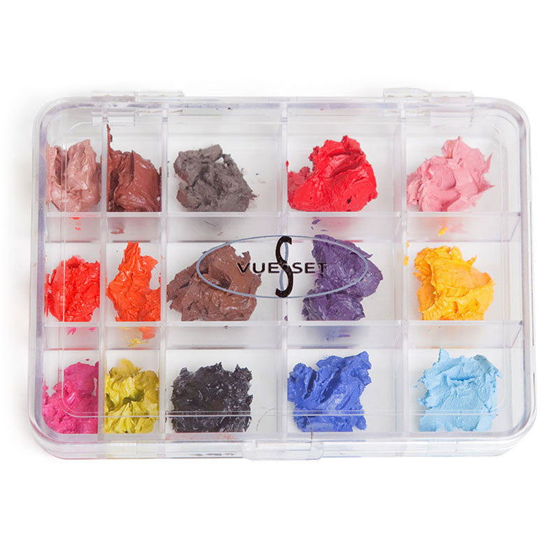 Empty makeup palette transparent