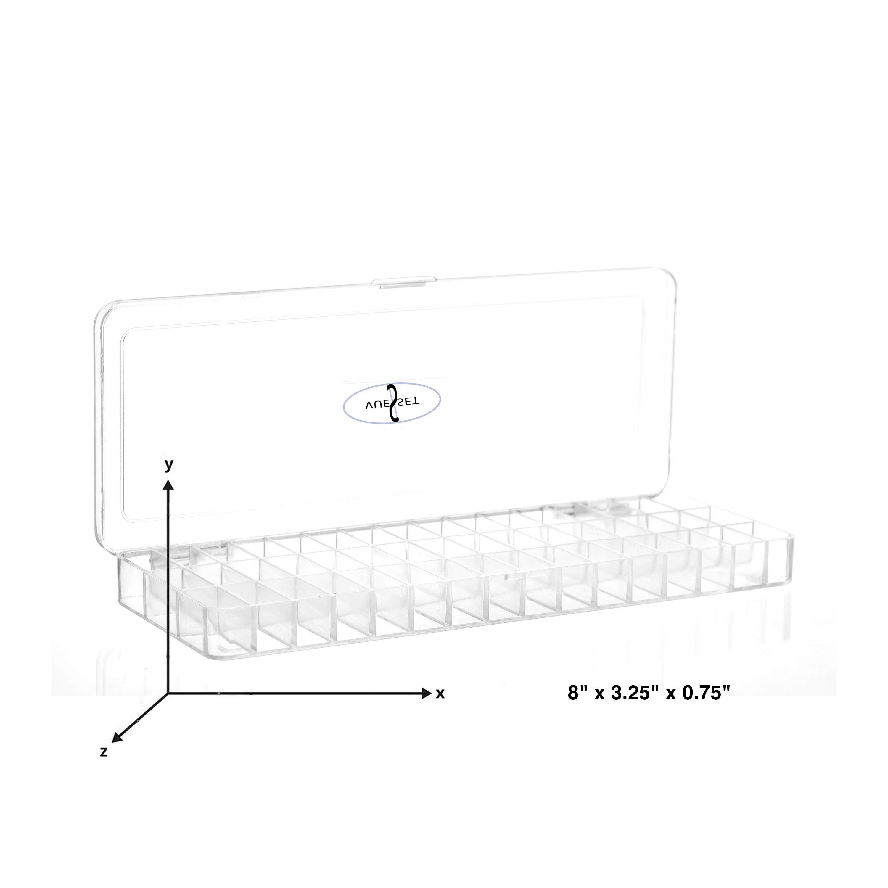 Vueset Rio | Empty Lipstick Palette Case | 48 Sections | Depotting