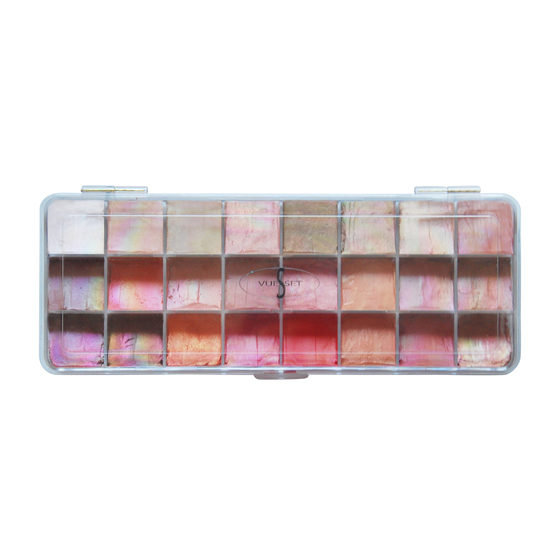 Empty makeup palette transparent